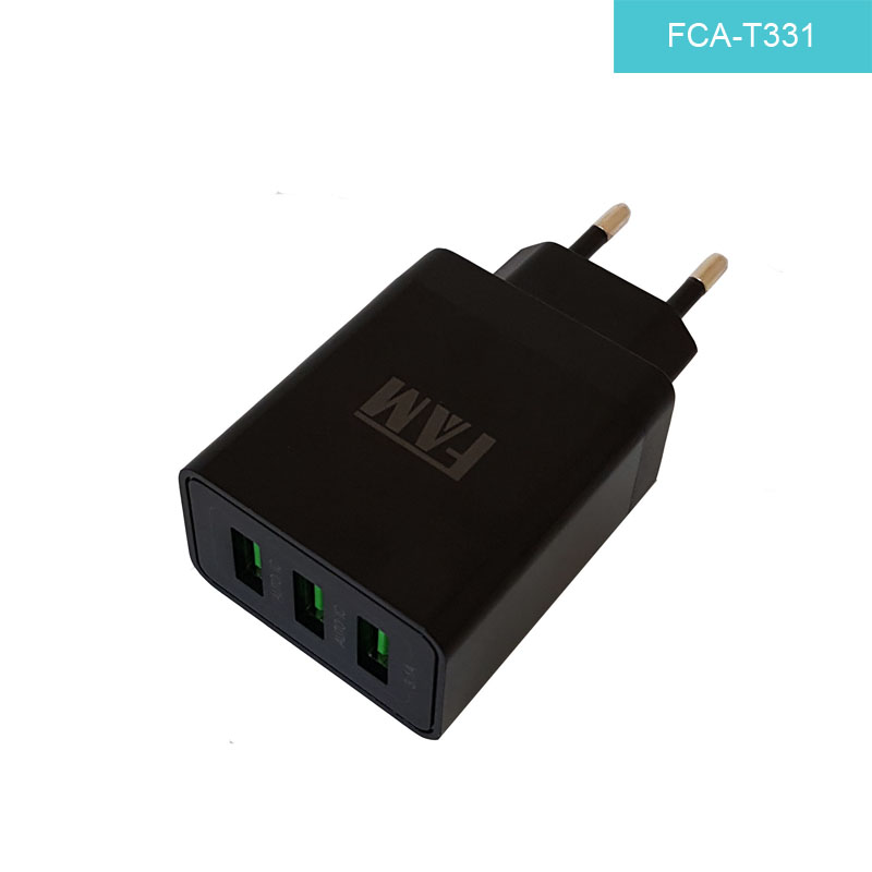 FCA-T331, 5V3A AUTO ID 3USB